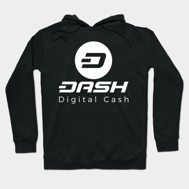 Dash Digital Cash Logo Hoodie by dash